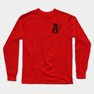 Bella Vita Pocket Icon, Black Long Sleeve T-Shirt